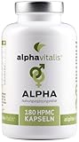 alphavitalis ALPHA Kapseln hochdosiert zur Langzeitanwendung für