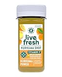 LiveFresh Kurkuma Power | Ingwer Shot aus Kurkuma, Ingwer, Orange &