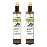 GreatVita MCT Öl auf Kokosölbasis 2x 500 ml C8 & C10 Fettsäuren,