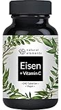 Eisen mit 40mg natürlichem Vitamin C - 240 Tabletten -