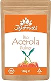 JoJu Fruits - Bio Acerola Pulver (100g) - Natürliches Vitamin C
