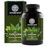 NATURE LOVE Bio Curcuma - 240 Kapseln - mit Curcumin aus Kurkuma