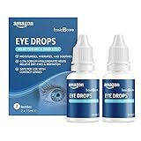 Amazon Basic Care Augentropfen mit Natriumhyaluronat 0,2%, 15 ml (2er